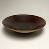 Tomato red shallow bowl