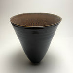 Soda ash and Tenmoku vase