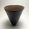 Soda ash and Tenmoku vase