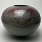 Copper red glazed vessel