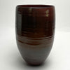 @aitkenceramics 
Tomato red glazed ceramic vase, reduction fired stoneware clay. 

H265 W180