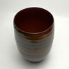 @aitkenceramics 
Tomato red glazed ceramic vase, reduction fired stoneware clay. 

H265 W180